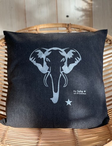 Coussin St Rémy - Eléphants