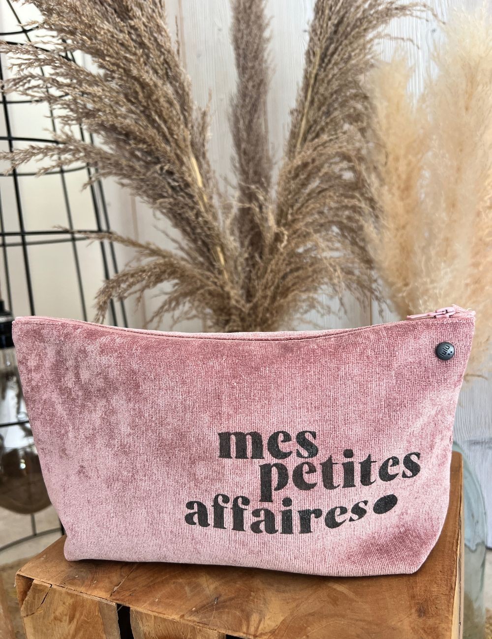 pochette small velours affaires