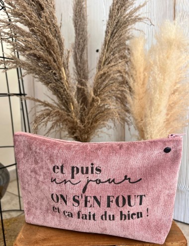 Pochette large velours - Et...