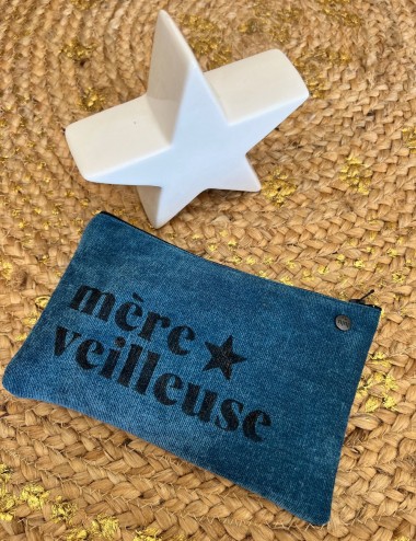 Pochette small velours -...