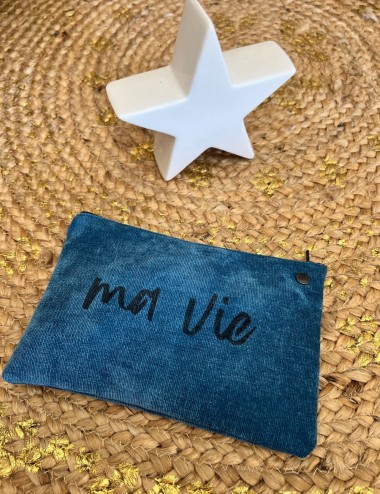 Pochette small velours - Ma...
