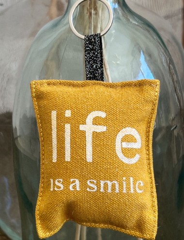 Porte clés - Life is a smile