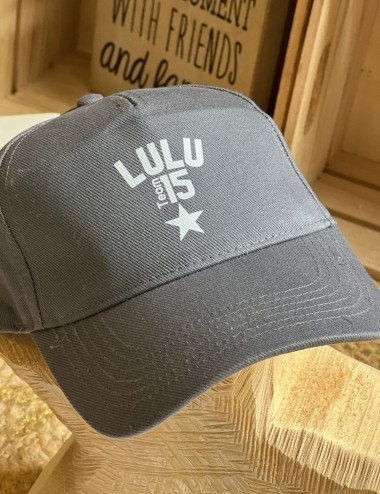 Casquette Grise Team lulu