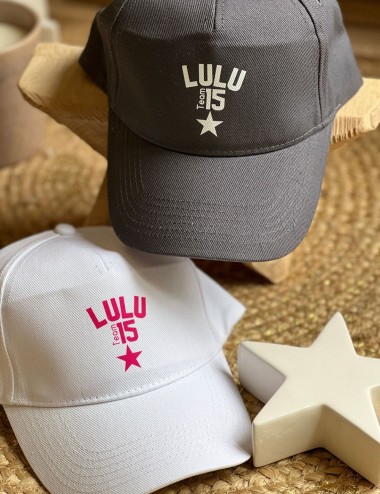 Casquette Blanche Team lulu