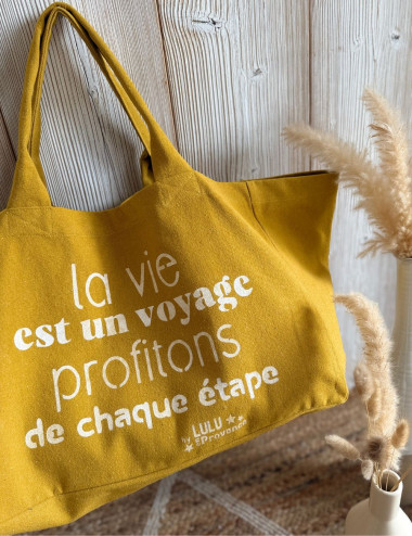 Cabas La vie est un voyage