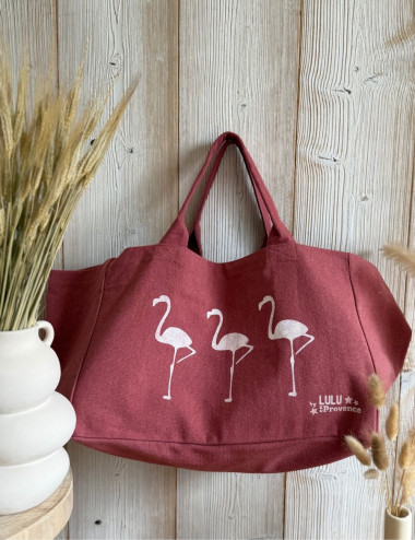Cabas Flamants roses