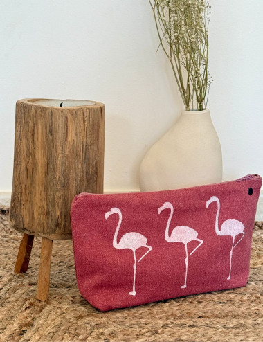 Pochette Flamants roses