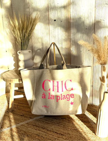 Cabas Chic à la plage
