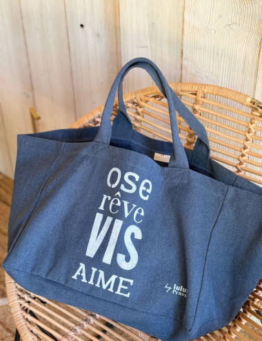 Cabas Ose rêve vis aime