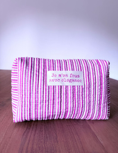 Trousse Je m'en fous avec élégance