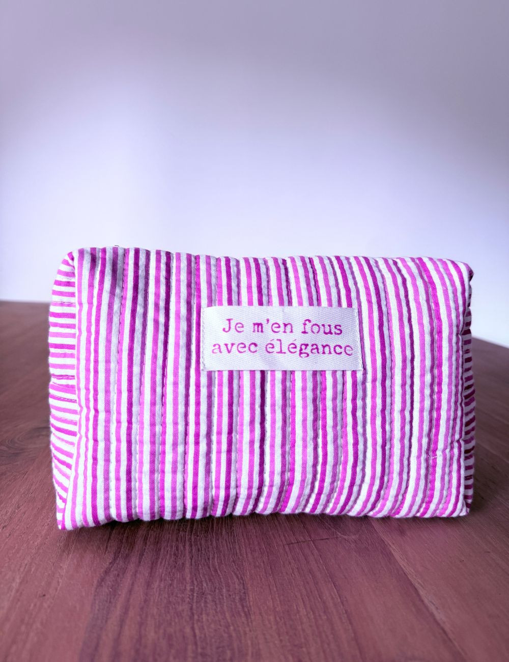 Trousse Je m'en fous avec élégance