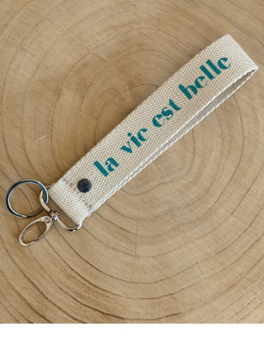 Porte clés La vie est belle