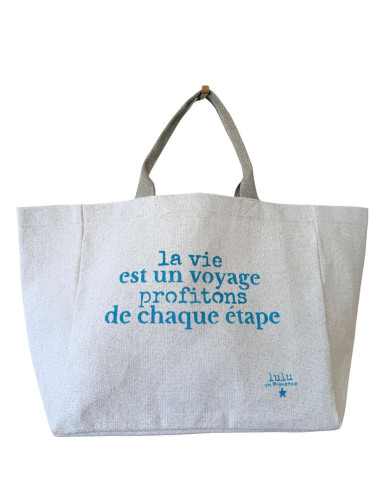 Cabas La vie est un voyage