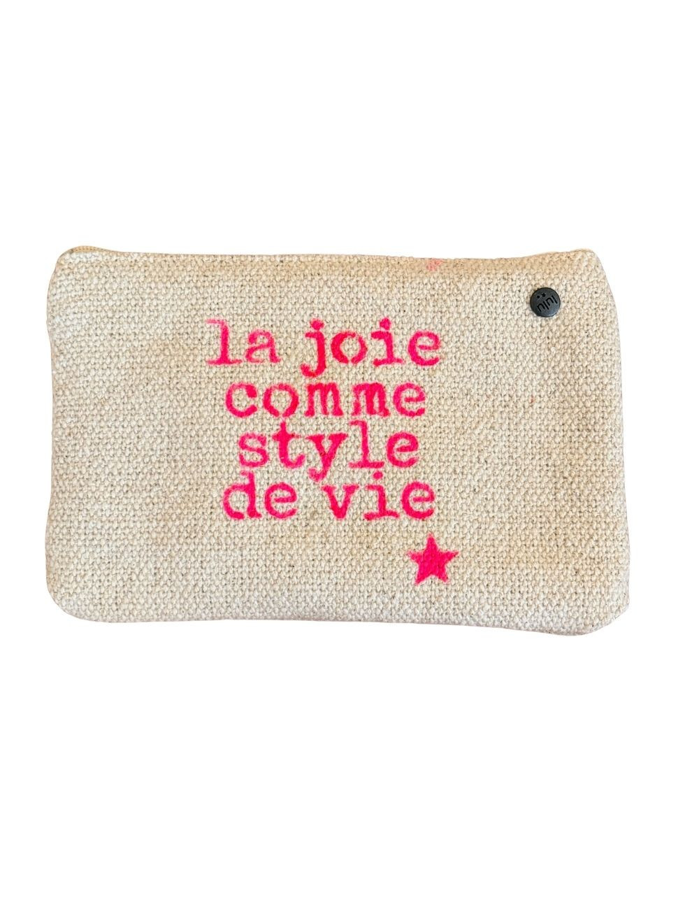Pochette la joie comme style de vie