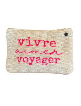 Pochette Vivre aimer voyager