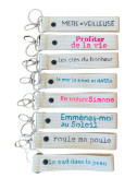 Porte clés Roule ma poule
