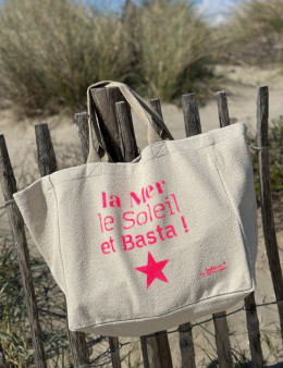 Cabas La mer le soleil et basta