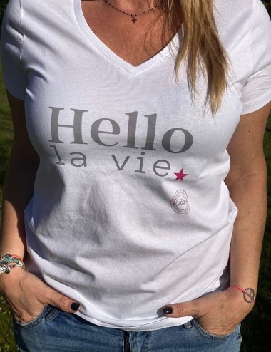 Tee-Shirt HELLO LA VIE