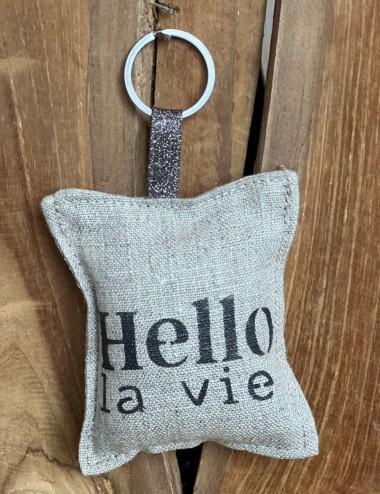 Porte clés Hello la vie