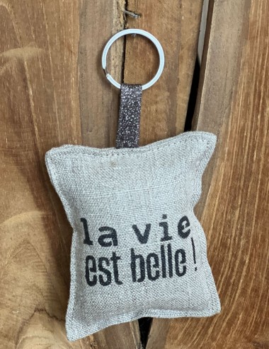 Porte clés La vie est belle